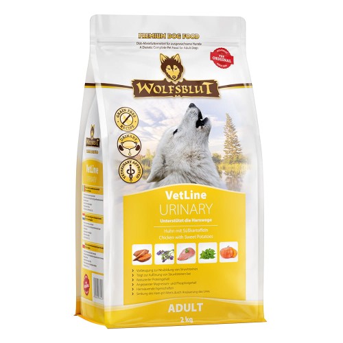 Sucha karma weterynaryjna dla psa Wolfsblut Vetline Urinary 2 kg