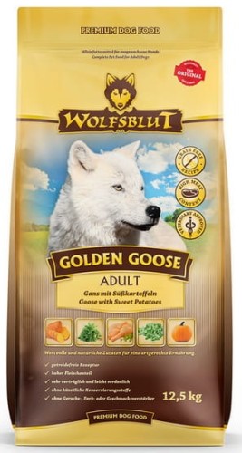 Sucha karma dla psa Wolfsblut Dog Golden Goose Adult - gęś i bataty 12,5kg