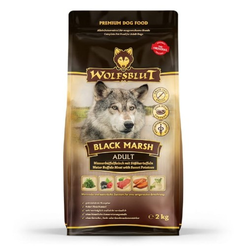 Sucha karma dla psa Wolfsblut Dog Black Marsh - bawół i dynia 2kg