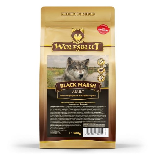 Sucha karma dla psa Wolfsblut Dog Black Marsh - bawół i dynia 500g