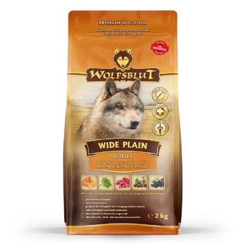 Sucha karma dla psa Wolfsblut Dog Wide Plain - konina i bataty 2kg