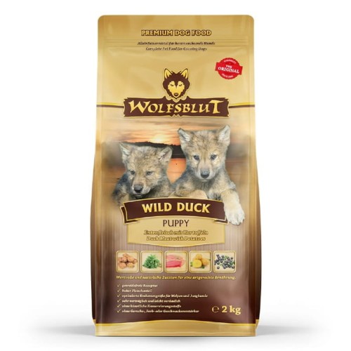 Wolfsblut Dog Wild Duck Puppy - kaczka i bataty 2kg