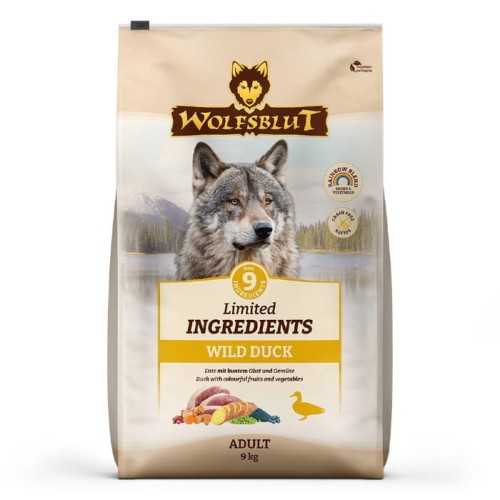 Sucha karma dla psa Wolfsblut Dog Limited Ingredients Wild Duck - kaczka i ziemniaki 9kg