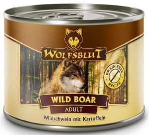 Wolfsblut Dog Wild Boar - dziczyzna i ziemniaki zestaw 6 puszek 200g