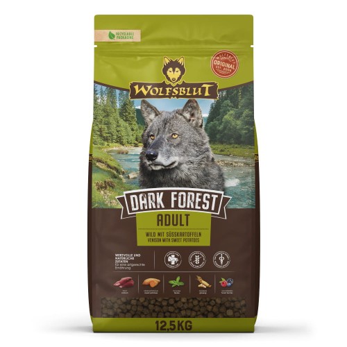 Sucha karma dla psa Wolfsblut Dog Dark Forest - dziczyzna i bataty 12,5kg