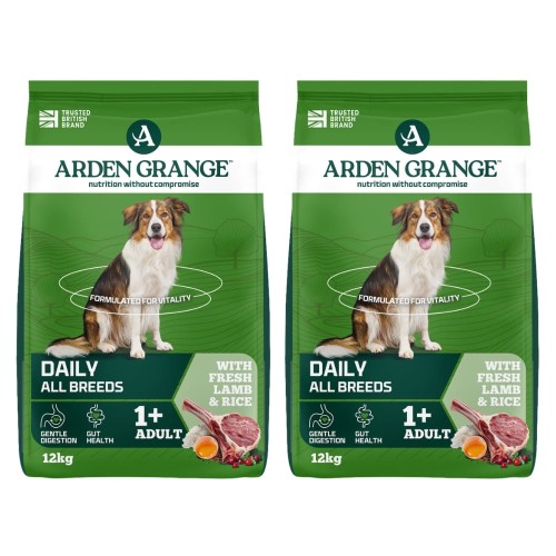 Sucha karma dla psa Arden Grange z jagnięciną i ryżem 24 kg