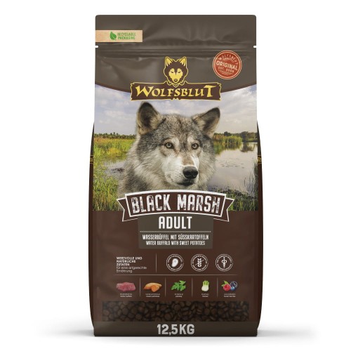 Sucha karma dla psa Wolfsblut Dog Black Marsh - bawół i dynia 12,5kg