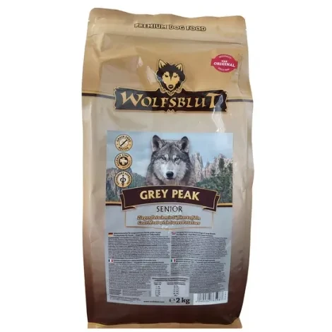 Sucha karma dla psa seniora Wolfsblut Dog Grey Peak Senior - koza i bataty 2 kg