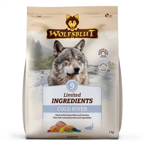 Sucha karma dla psa Wolfsblut Dog Limited Ingredients Cold River - pstrąg i bataty 1 kg
