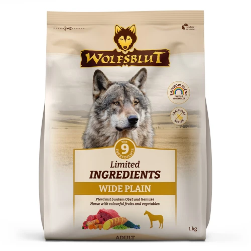 Karma dla psa Wolfsblut Dog Limited Ingredients Wide Plain - konina i bataty 1 kg