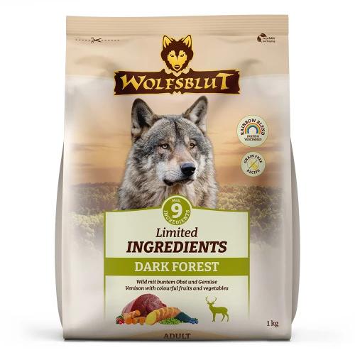 Sucha karma dla psa Wolfsblut Dog Limited Ingredients Dark Forest - dziczyzna i bataty 1 kg