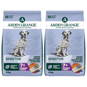 Arden Grange Grain Free Adult Sensitive Senior Light DUO-PACK 24 kg (2 x 12 kg)