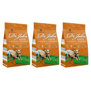 Dr John Gold Rich in Chicken with Vegetables 6 kg (3 x 2 kg)